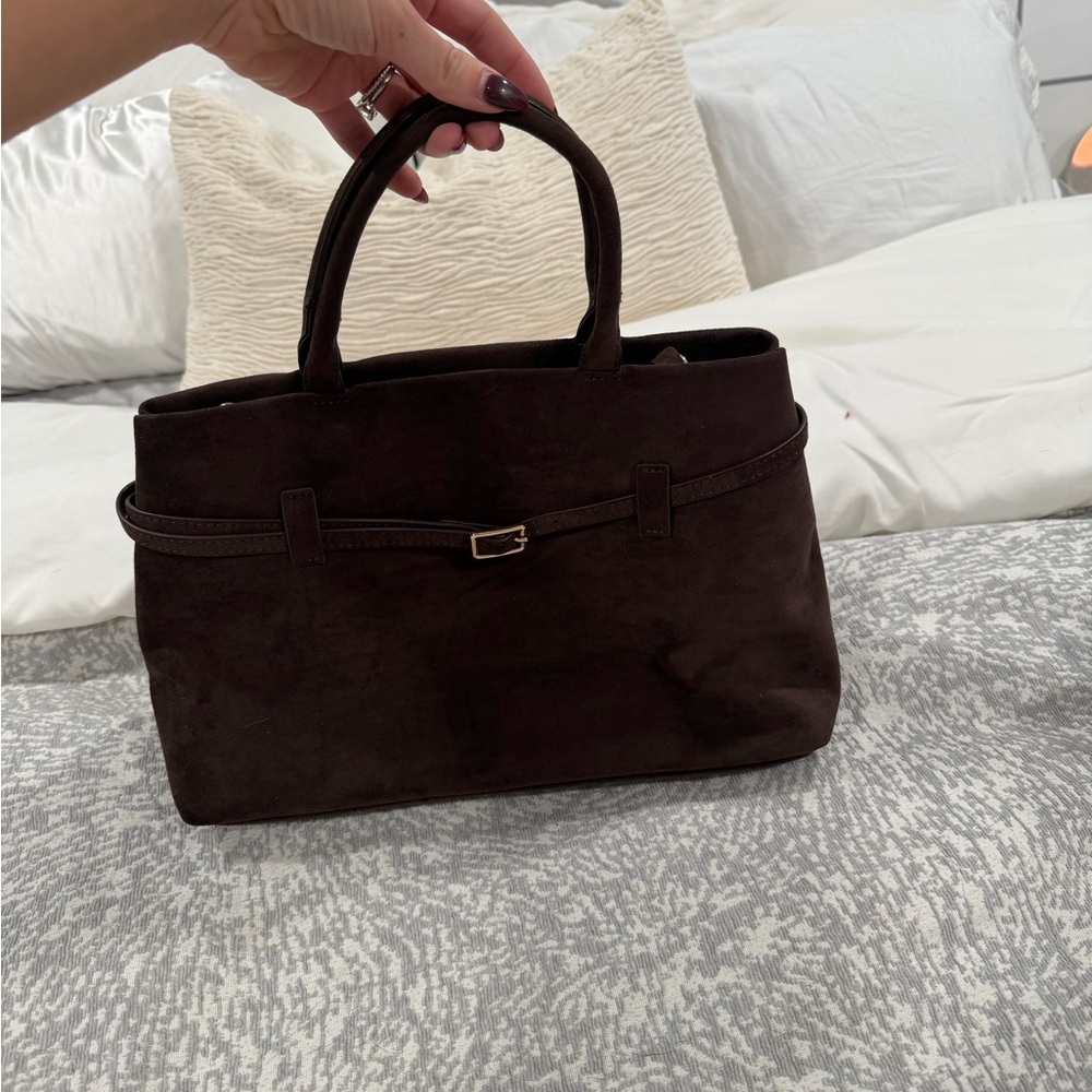Anthropologie Dark Brown Satchel